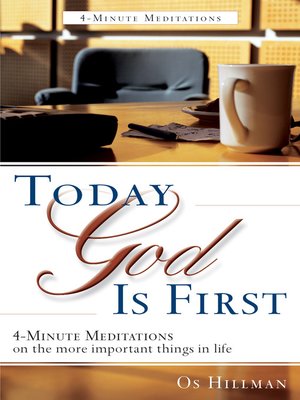 cover image of Today God is First